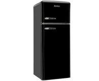 Lodówka Amica KGC15634S 144cm Czarna Retro SlimSize Górny Zamrażalnik 206L - 1014603 - zdjęcie 3
